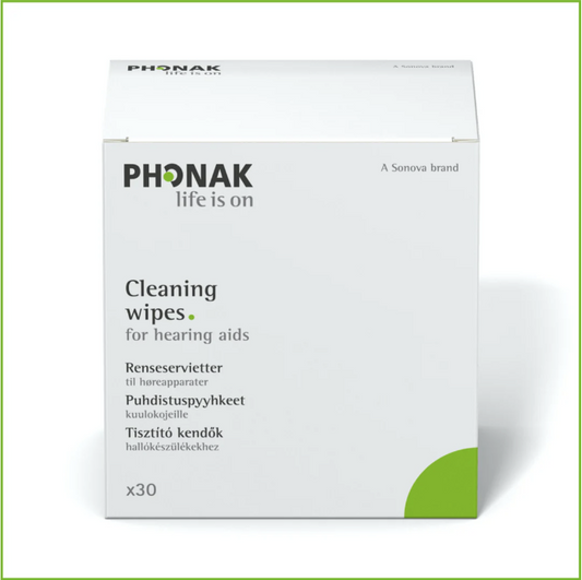 Renseserviett for høreapparat (5x servietter)